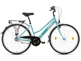 CSEPEL LANDRIDER N3 28-AS NŐI TÚRA KERÉKPÁR FEKETE